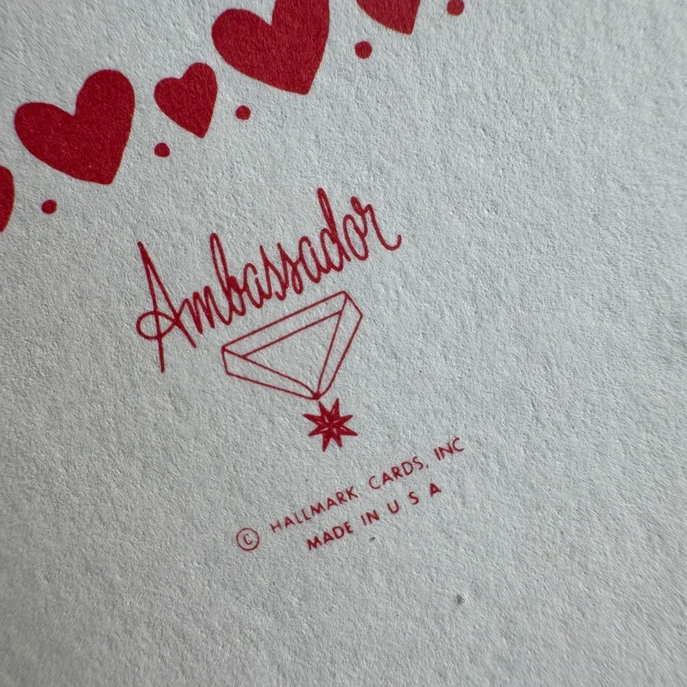 Vintage‎ 1982 Shirt Tales Fun Fold Valentines Ambassador Hallmark